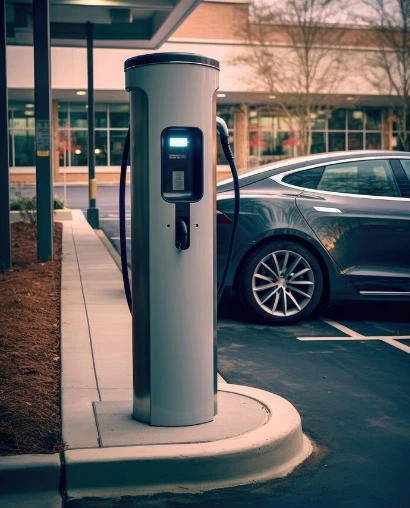 NEV Car battery enclosed by carbon fiber nylon granules material.jpg