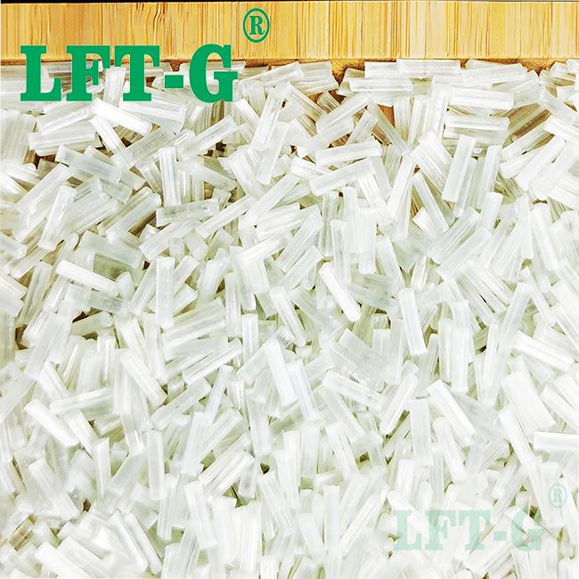 LFT PP Pellets PP LGF30 Raw Master Batch Compounds Rau Txhaj Tsheb Qhov Chaw